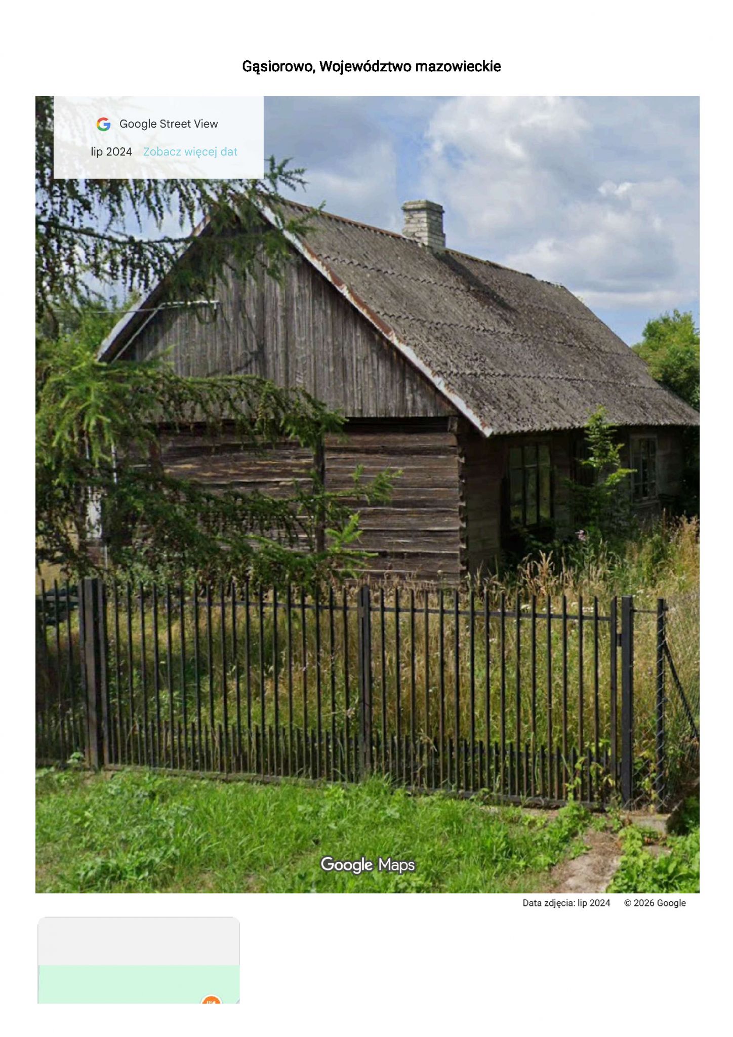Działka Gąsiorowo